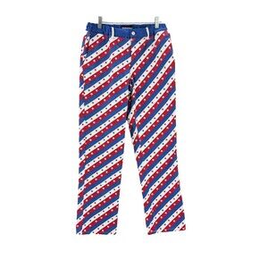 Tipsy Elves Stars And Stripes American Flag USA Patriotic Pants Size Medium